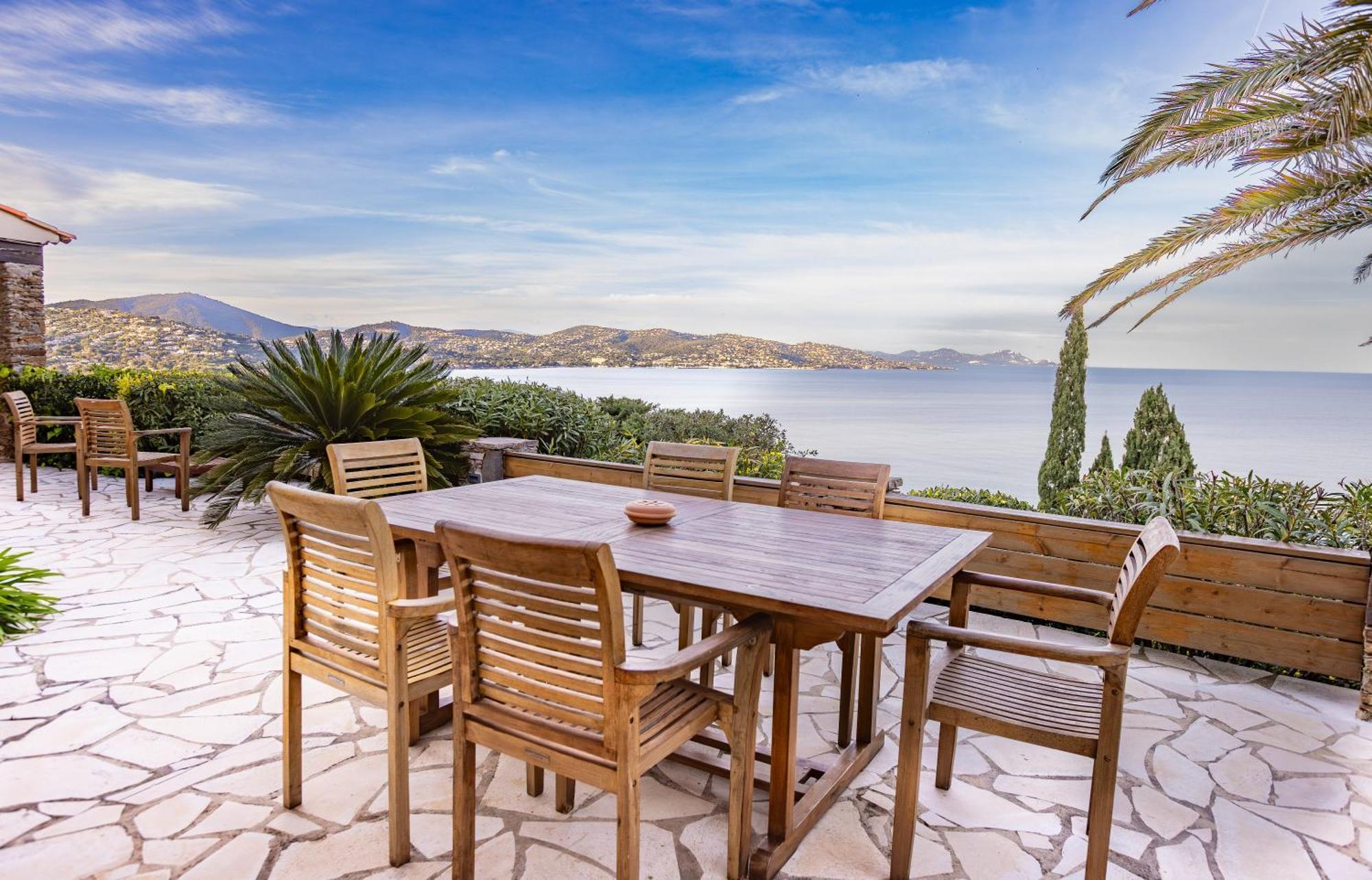 Superbe Villa, Incroyable Vue Mer, Piscine Chauffee, Climatisee 생트막시메 외부 사진