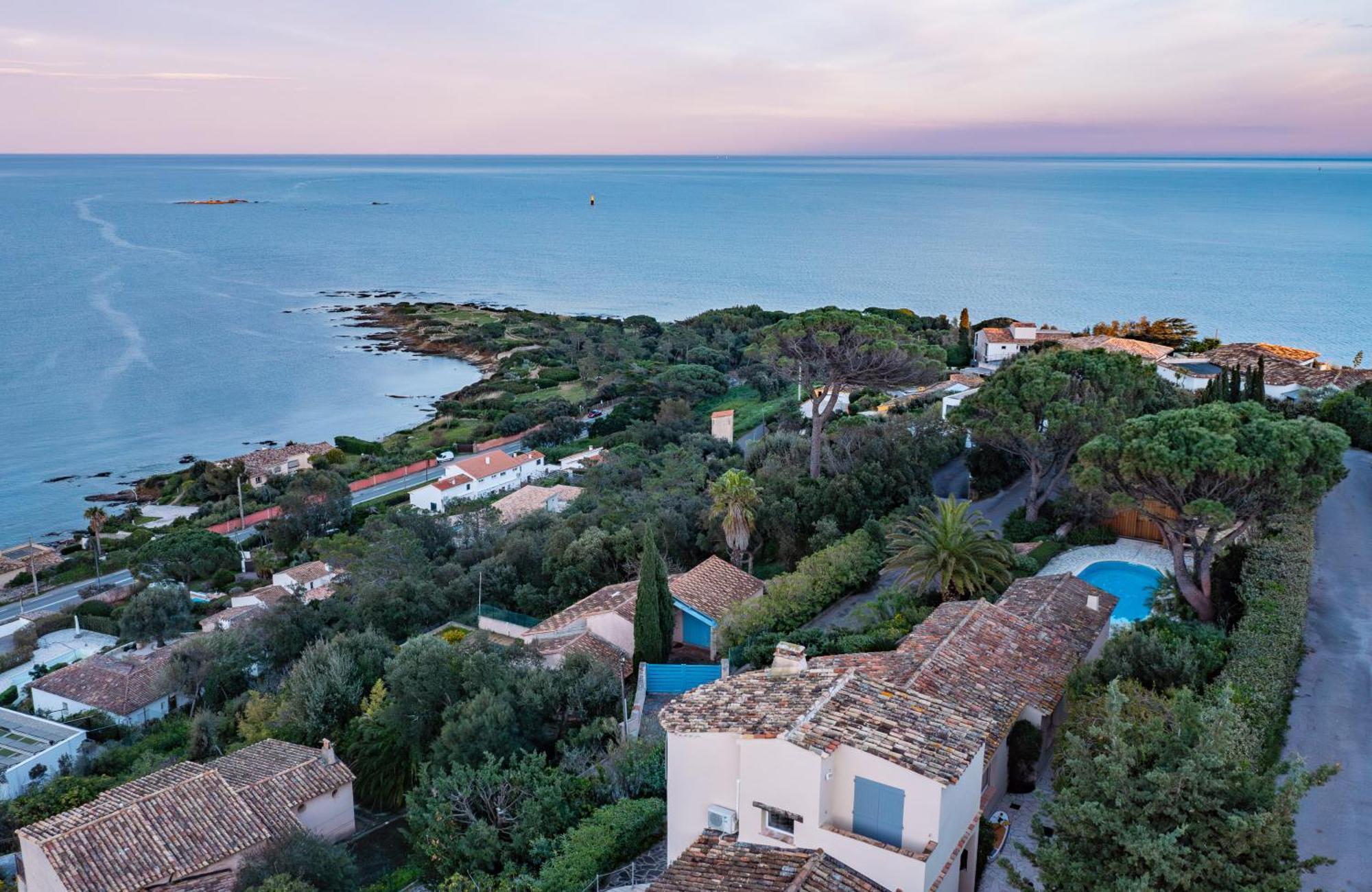Superbe Villa, Incroyable Vue Mer, Piscine Chauffee, Climatisee 생트막시메 외부 사진